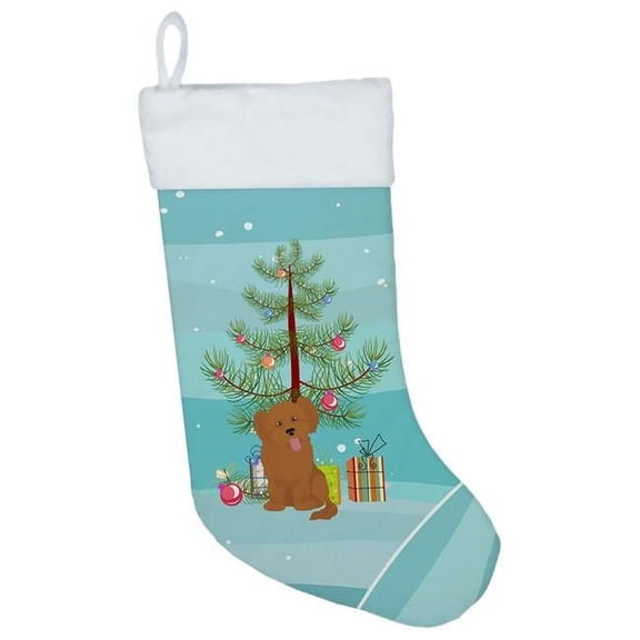 Shih Poo #3 Christmas Tree Christmas Stocking
