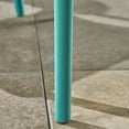 Landry Outdoor Plastic Chairs, Set of 4, Teal