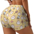 thumbnail image 2 of Fotbe Rabbit And Candy Seamless Shorts, Womens Workout Shorts High Waist Stretch Booty Short for Gym/Yoga/Running/Biking-XX-Large, 2 of 9