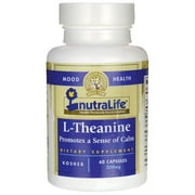 Nutralife Health Products L-Theanine 200 mg 60 Veg Caps