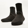 thumbnail image 4 of Cubrezapatos Baoblaze ligeros Reutilizables Chanclos portátiles Protectores transpirables Unisex Niños negro grande, 4 of 7