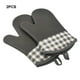 thumbnail image 5 of Matsuzay Guantes de horno resistentes al calor, protección cómoda y estupenda para asar, guantes de horno antideslizantes seguros Herramientas y accesorios para hornear Gris, 5 of 6