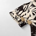 thumbnail image 4 of Tranfacy Kids Boys and Girls 2 to 15 Years Summer Short Sleeve Turndown Collar Blouses and Shirts Beach Print Pocket Casual Tops, 4 of 4