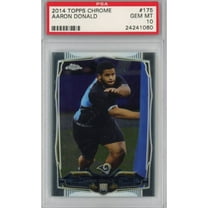 Graded 2014 Topps Chrome Aaron Donald #175 Rookie RC Football Card PSA 10 Gem Mint