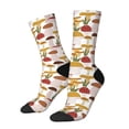 thumbnail image 1 of Fotbe Mushroom Calcetas Largas con Estampado para Hombre y Mujer – Calcetas de Compresión Transpirables y Elásticas, Viajar y Uso Diario Talla 5-11, 1 of 6