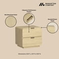 thumbnail image 4 of Chrystie Contemporary Modern Nightstand in Natural, 4 of 10
