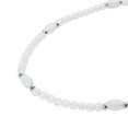 thumbnail image 3 of Opalite Silvertone Beaded Necklace for Women Jewelry for Women Size 18-20" Ct 112.34 Birthday Christmas Gifts, 3 of 6
