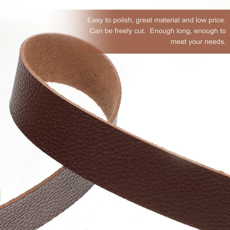 1 Roll DIY Leather Strap Craft Leather Strip Material for Clothing Jewelry  Wrapping Arts Craft Project