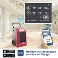 thumbnail image 5 of ALORAIR 190 Pints Smart WiFi Industrial Commercial Dehumidifier with Hose, Wheels for Flood Restoration, 5 of 5