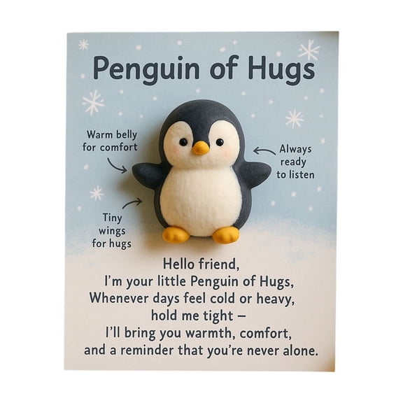 Pocket Hug & Pocket Hugs Token, Heartwarming Friendship Pocket Hug Cards Decorative Ornament for Emotional Connection & Support