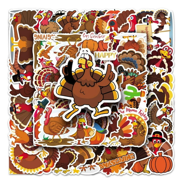 Calcomanía de vinilo Stickers Cute Chick Kawaii Chicken Family, 50 unidades