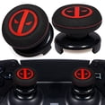 thumbnail image 2 of Playrealm FPS Thumbstick Extender & Printing Rubber Silicone Grip Cover 2 Sets for PS5 Dualsenese & PS4 Controller (Immortal), 2 of 4