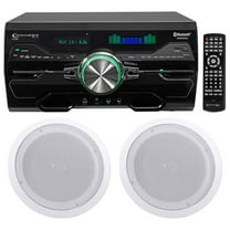 Technical Pro DV4000 4000w Home Theater DVD Receiver and (2) 8 inch Ceiling Speakers