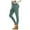 Dark Green, variant on UFOUND Women Lambswool Lined Leggings High Waist Winter Yoga Pants Soft Warm Tummy Control Everyday Tights