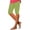 Fluorescent Green#2, variant on HAJWOH Capri Leggings for Women Elastic Waist High Waist Knee Length Leggings Stretch Summer Lightweight Pants Athletic Running Workout Yoga Pants
