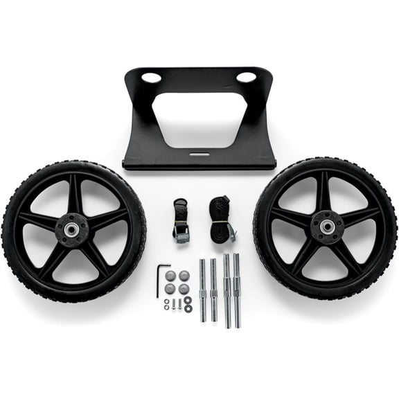 Heavy-Duty Cooler Cart Kit, Includes Durable Straps and 12-Inch Wheels, White (51798)