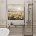 thumbnail image 4 of Wall Art Prints, Floral Meadow Framed Canvas Prints for Bedroom Living Room Bathroom Office, Cottagecore Pastoral Wildflowers Gallery Wrap Wall Art Poster for Gifts Home Decor 24"x24", 4 of 9