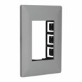 thumbnail image 2 of Placa 3 Módulos Alpha Lexan Gris Mate, 2 of 3