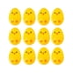 thumbnail image 2 of Juguetes sorpresa de huevo | Decoraciones de Pascua Huevos de plástico con temática de pollitos Amarillo | Cápsula de 12 de 2,36x1,77 pulgadas reutilizable resistente al desvanecimiento | Mesa de, 2 of 6