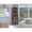 Brown, variant on 8 Cubbies, 2 Open Shelves | Old Pine Finish, Double Door, Wine Rack | Improve Your Home Bar Setup, Store Bottles Conveniently