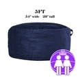 thumbnail image 2 of Puf Codi Jumbo 152 cm con espuma, color azul, 2 of 6
