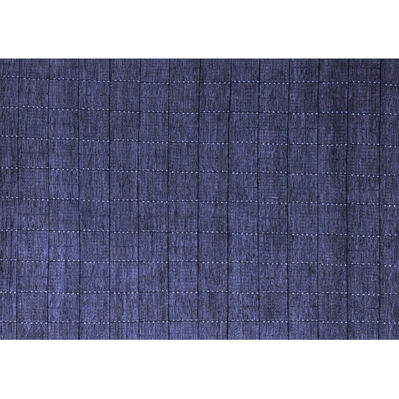 Ahgly Company Indoor Rectangle Abstract Blue Modern Area Rugs, 2' x 4'