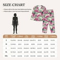 thumbnail image 5 of Uemuo Orchids Flowers Pattern Womens Pajama Sets,PJ Set for Women,Pajamas for Women Logo,Long Sleeve Pajama Set for Women,Soft Long Sleeve Top With Pants-Small, 5 of 9