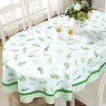 thumbnail image 1 of Modern Oval Tablecloth for Oval Table Waterproof Table Cloths for Dining Room Indoor Outdoor Home Decorative Table Cloth-54x72in, 1 of 5