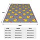 thumbnail image 3 of Balery Christmas hat duck Manta de Felpa Suave y Acogedora – Cobija de Franela Aterciopelada para Cama, Lavable y Cálida para Sofá, Mascotas, Transpirable-50"x40", 3 of 7
