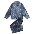 thumbnail image 3 of Christmas Family Matching Pajamas Button Down Long Sleeve Pj Set Festival Party Sleepwear, 3 of 7