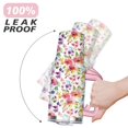 thumbnail image 6 of 40oz Pioneer Colorful Floral Stainless Steel Flip Straw Tumbler with Lid and Straw Spill Proof Travel Cup Double Wall Vacuum Insulated Coffee Mug with Handle Pink, 6 of 7