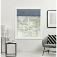 thumbnail image 4 of Exclusive Home Acadia 100% Blackout Roman Shade, 27"x64", Denim, 4 of 13