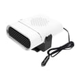 thumbnail image 2 of Calentador de coche, ventilador de calefacción para vehículos, portátil, de calentamiento rápido, con ventana giratoria de 360 ​​grados. 24 V blanco, 2 of 9