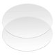 thumbnail image 1 of 2 Pcs Circle Acrylic Sheets Clear Acrylic Plastic Disc Round Acrylic Panel Circle Blanks Sheets Sign, 1 of 4