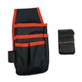 thumbnail image 5 of Colaxi Waist Belt Tool Storage Pouch Organizer Construction Tool Portable Multi Purpose Construction Tool Holder Pouch Men and Women Red, 5 of 9