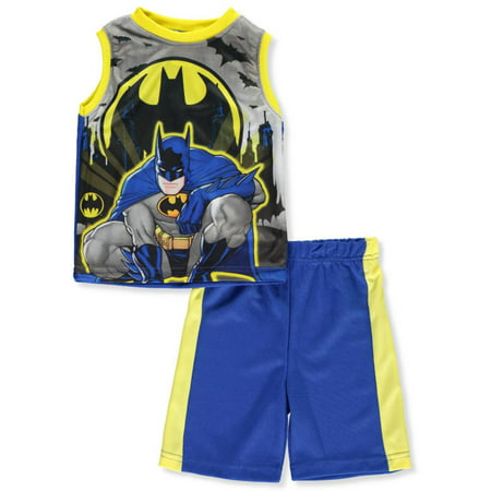 Batman Boys' 2-Piece Shorts Set Outfit