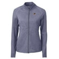 thumbnail image 2 of Women's Cutter & Buck  Heather Navy Texas-Rio Grande Valley Vaqueros Adapt Eco Knit Heather Recycled Full-Zip Jacket, 2 of 3