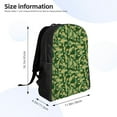 thumbnail image 4 of Disketp Crayfish Army Mochila Unisex de Apertura Lateral Completa, Mochila para Laptop para Escuela, Trabajo y Viajes, 4 of 8