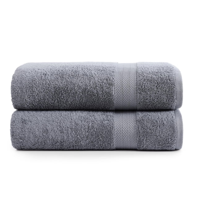 Juego de toallas de baño LANE LINEN, 100% algodón, extra grandes, 35 x 66 cm, paquete de 2