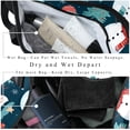 thumbnail image 4 of Christmas Durable Duffle Bag: 17.7" Sports Bag with Interior Zipper Pocket for Travel, Weekends, Gym, 4 of 6