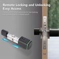 thumbnail image 3 of Cilindro De Cerradura De Entrada Sin Llave Eléctrico, Fácil Acceso Seguridad Mejorada 100 Huellas Dactilares Uso Conveniente Cilindro De Cerradura Inteligente Sin Llave Con 2, 3 of 7