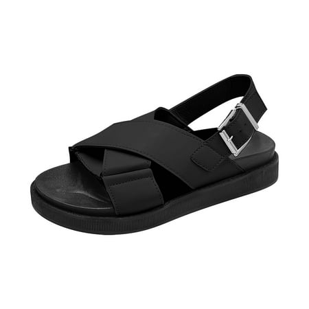 

Sandals Summer Ladies Leather Sandals Casual Shoes Comfortable Flat Sandals Suitable For Women And Ladies Women s Sandals