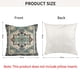 thumbnail image 4 of Fundas de almohada boho de 18 x 18, diseño de almohadas para exteriores para sofá, funda de cojín con patrón de alfombra de otoño, 2 piezas, funda de almohada de lino de granja, 4 of 5