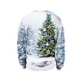 thumbnail image 2 of Lollipie Ugly Christmas Sweatshirt for Women Crewneck Long Sleeve Santa Elf Reindeer Graphic Print Pullover Hoodies, 2 of 6