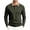 Army Green, variant on fnnxeal Mens Polo Shirts, Button Casual Fall Winter Fashion Collared Long Sleeve White Polo Shirts for Men Size L