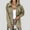Khaki, variant on Brondbend Coats Women Jacket Womens Turndown Collar Long Sleeved Button Outerwear Solid Color Warm Casual Loose Jacket Lady Vacation Tops Blue