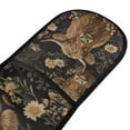 thumbnail image 4 of Yayeee Double Oven Mitt Kitchen Heat Resistant Baking 35" x7" Quilted Glove, Cows and Flowers, 4 of 6