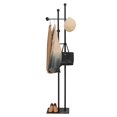 thumbnail image 1 of Perchero de mármol y metal moderno para colgar ropa soporte para recámara perchero de pie resistente no empotrado color negro, 1 of 8