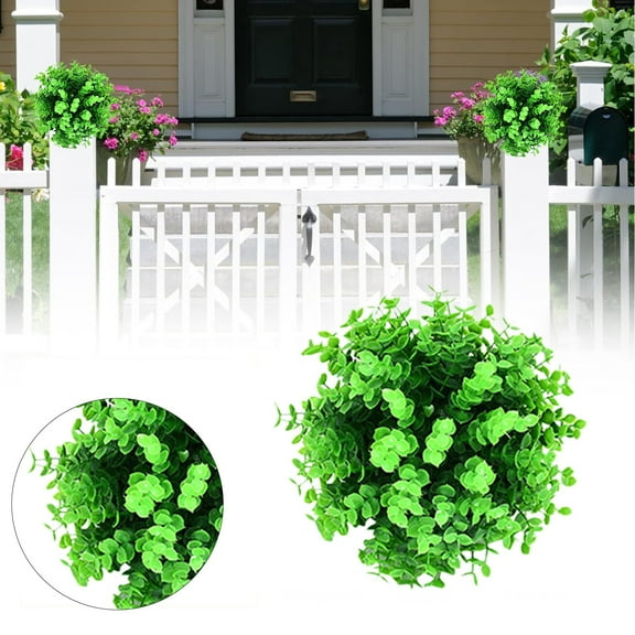 Artificial Boxwood Topiary Plants For Outdoor Walkways Boxwood Lifelike Plants Clean Look Artificial