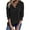 Black, variant on Besolor Womens Long Sleeve Shirts Ribbed Crewneck Button Pullover Tops Solid Color Casual Going out Dressy Blouses